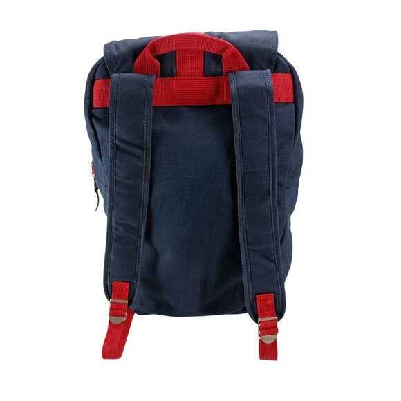 Rare! Vintage Serrio Backpack Has many pockets inside and out! Red and blue colo - Picture 5 of 11